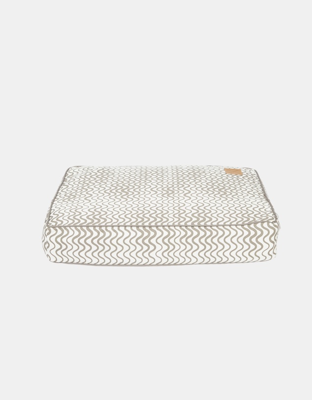 Mog & Bone - Classic Cushion Dog Bed - Mocha Wave