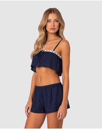 EDIKTED - Edan Cotton Lace Shorts
