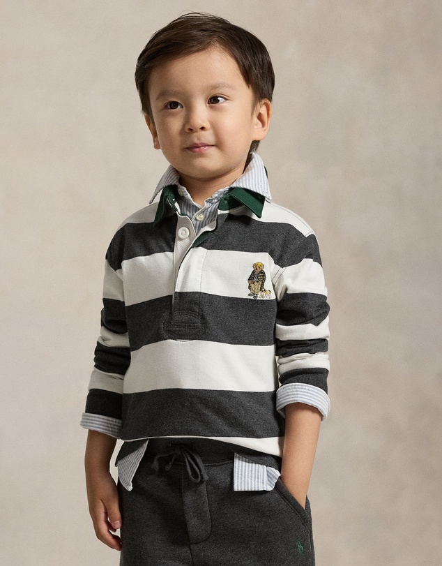 Polo Ralph Lauren - Polo Bear Cotton Rugby Shirt - Kids