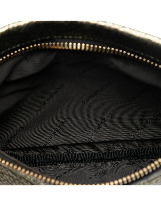 Pre-Loved by Azura Reborn - Pre-Loved Metallic Grained Leather Wristlet Clutch