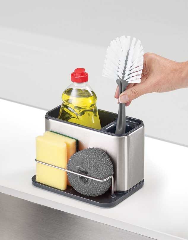 Joseph Joseph - Surface™ Stainless Steel Sink Area Oganiser (Grey)