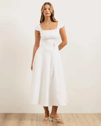 Atmos&Here - Poppy Short Sleeve Midi Dress
