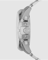Diesel - Mega Chief Silver-Tone Analogue Watch