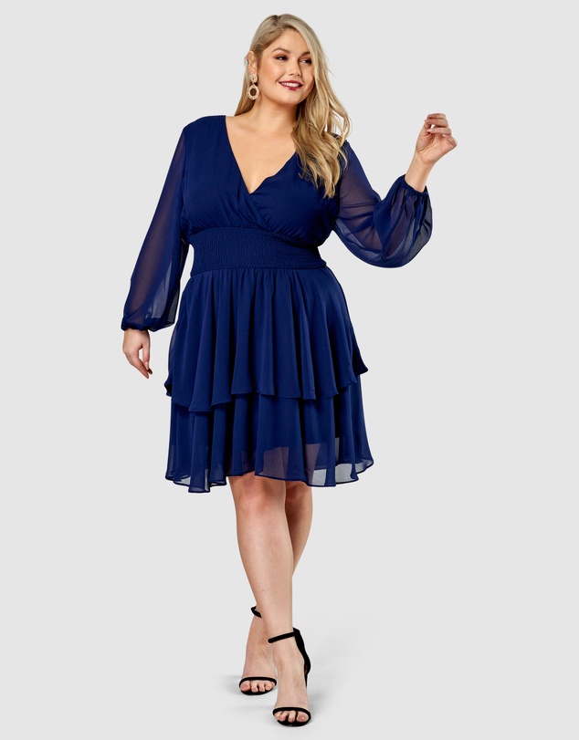 Pink Dusk by Curve Project - Shake Your Money Maker Midi Dress