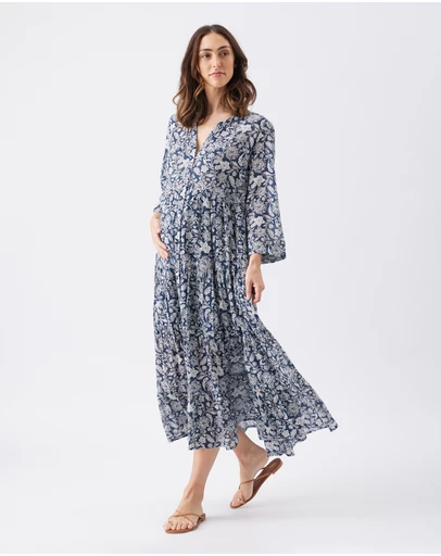 Ripe Maternity - Ezra Tiered Dress