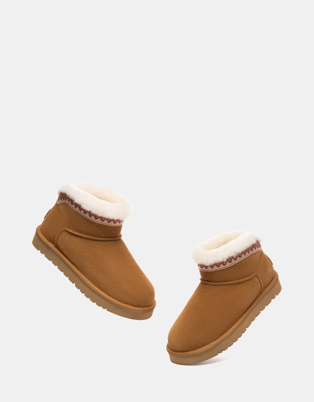 EVERAU - Australian Shepherd Ugg Mini Liora Cow Suede Upper UGG Boots