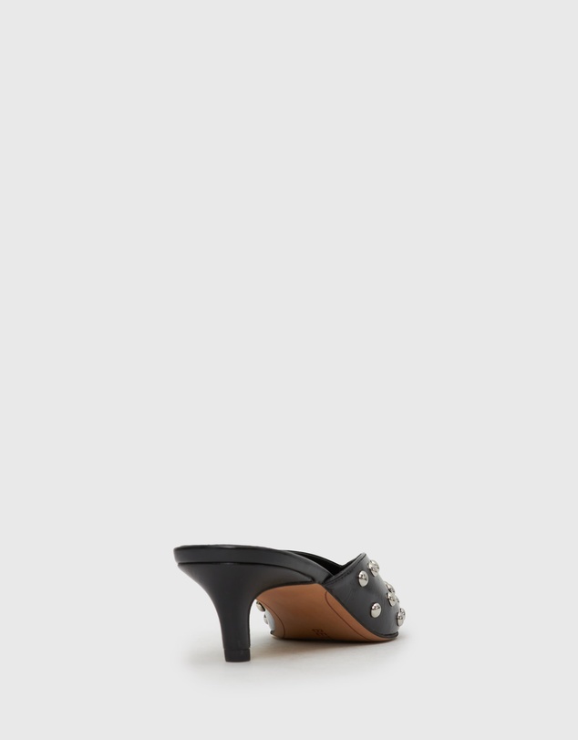 Betts - Lia Low Heel Studded Mules