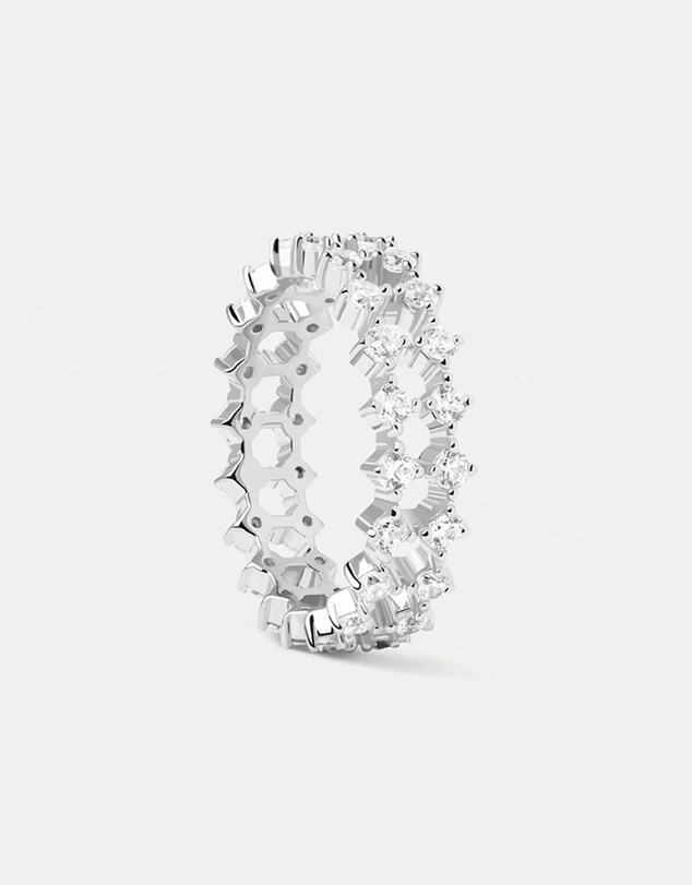 PDPAOLA - Slim Dumbo Silver Ring