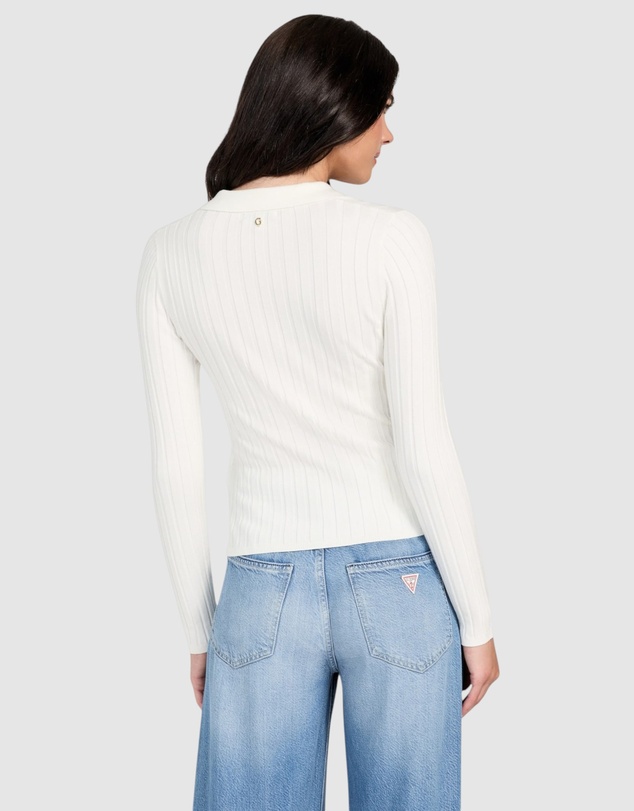 GUESS - Eco Ribbed Miranda Sweater Top