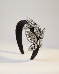 Mossée - Ruby Crystal Butterfly Headband