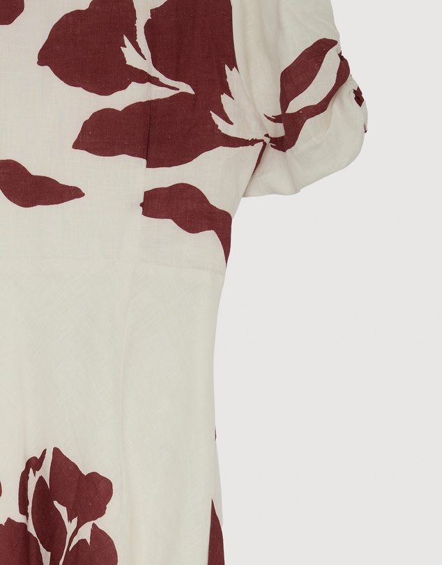 Revibe - Repaired Minima Esenciales Amaya Puff Sleeve Maxi Dress - AU 14