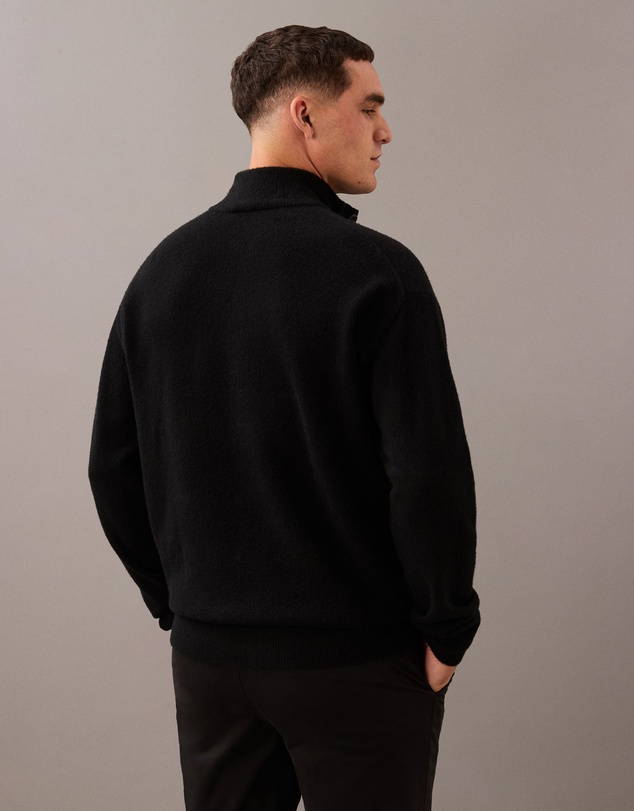 Calvin Klein - Merino Button Neck Jumper