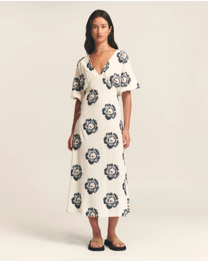 ST MRLO - Palm Midi Dress
