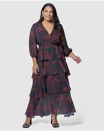Pink Dusk by Curve Project - Temptress Maxi Dress