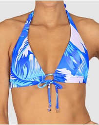Baku Swimwear - Kokomo Longline Halter Bikini Bra Top