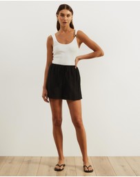 Atmos&Here - Emily Casual Crinkle Shorts