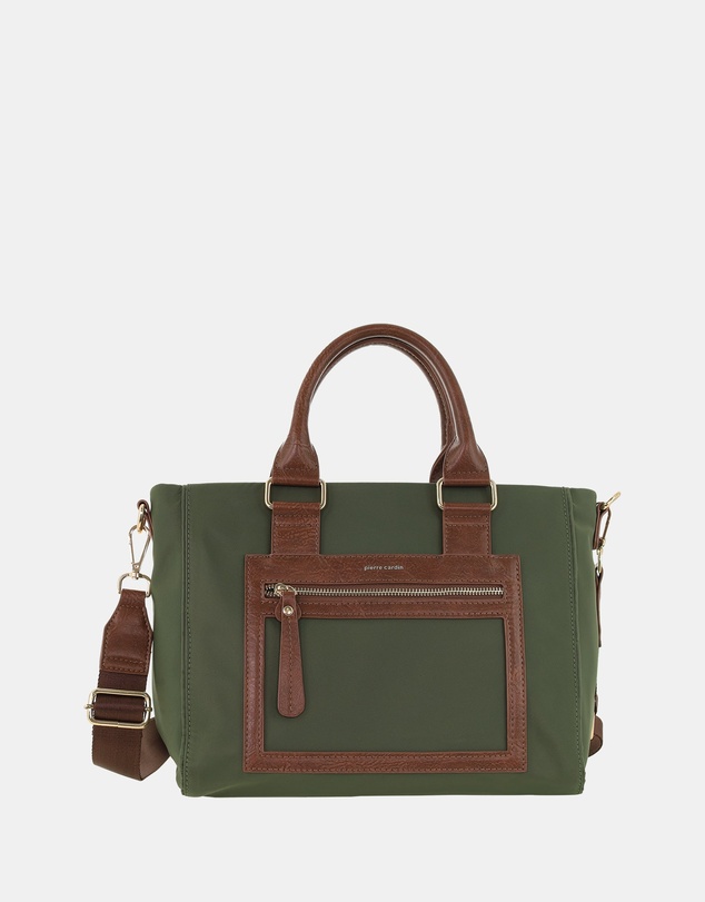 Pierre Cardin - Pierre Cardin RFID Lightweight Nylon Mini Tote with Crossbody