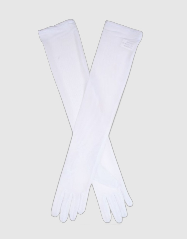 DENTS - Long Sheer Tulle Gloves