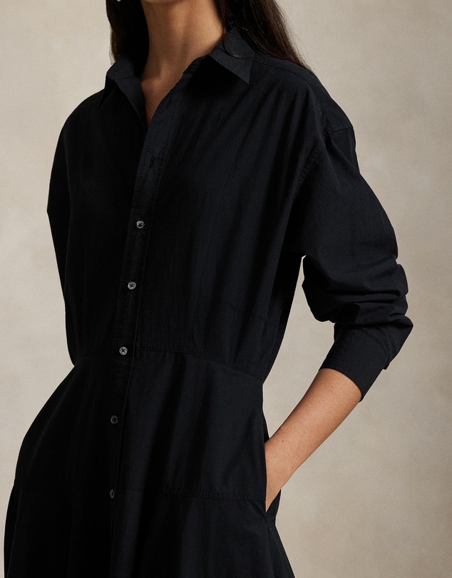 Polo Ralph Lauren - Paneled Cotton Canvas Shirtdress - ICONIC EXCLUSIVE
