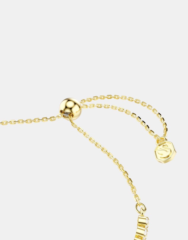Swarovski - Idyllia Bracelet, Mixed Cuts, Heart With Arrow, White, 18K Gold Finish