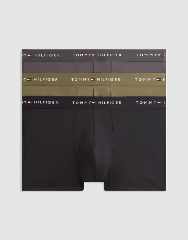 Tommy Hilfiger - 3-Pack Signature Repeat Logo Microfibre Trunks