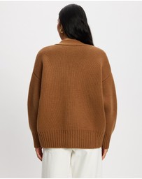 White By FTL - Amber Merino Cardigan