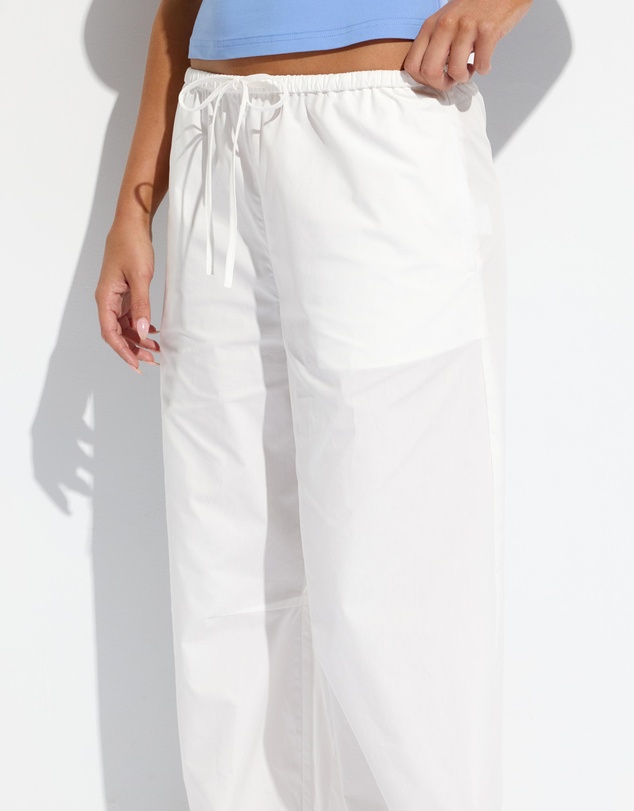 Dazie - Raina Cotton Poplin Relaxed Barrel Leg Pants