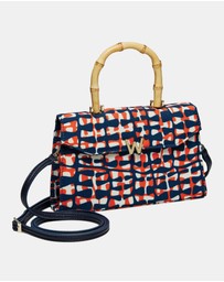Wolf - Wolf Evie Collection Large Bag with Funky Town Print