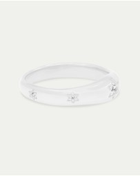 By Charlotte - Silver Align Your Soul Ring