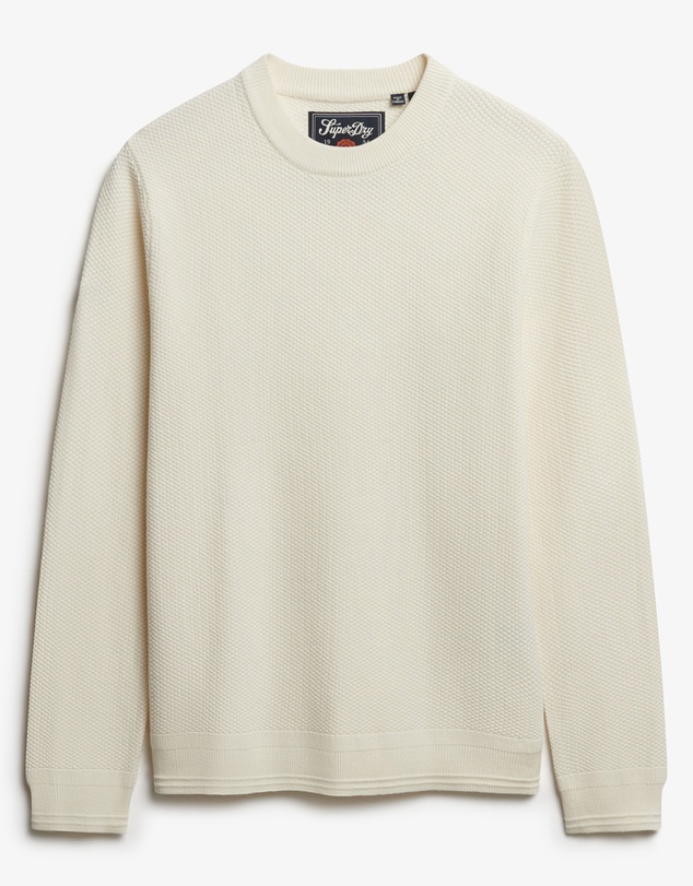 Superdry - Light Weight Cotton Texture Jumper