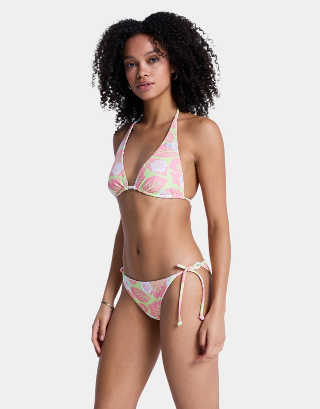 Roxy - Womens Hibiscus Hype Revo Tiki Tri Bikini Top