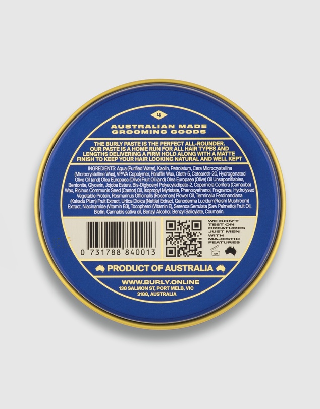 BURLY - DUO Pack - Styling Paste - Firm Hold - Matte Finish - Australian Made
