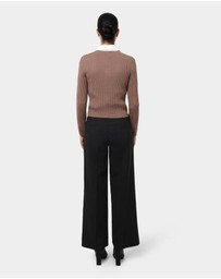 Forcast - Amera Wide Leg Tailored Pants