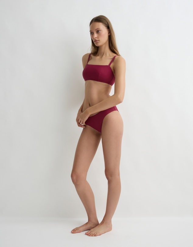 BONDI BORN - Anja Bikini Top - Mulberry (Sculpteur®)