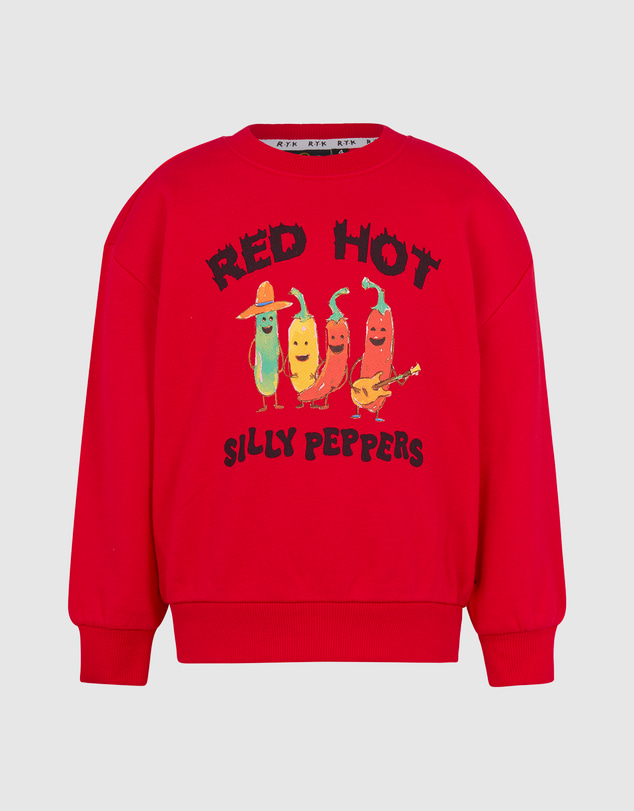Rock Your Kid - Billy Sweater in Fiery Red