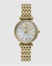 Fossil - Carlie Mini Gold-Tone Analogue Watch
