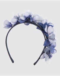 Max Alexander - Blue Flowers Fascinator