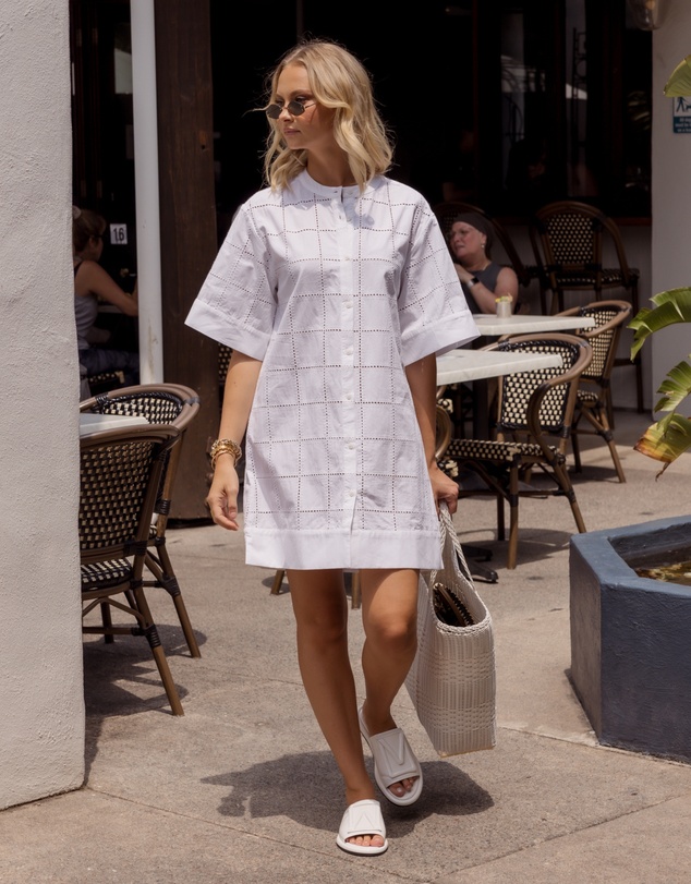 ALEXANDRA - Nova Dress White