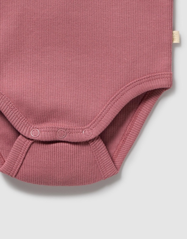 Wilson & Frenchy - Organic Rib Long Sleeved Bodysuit - Babies