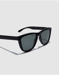Hawkers Co - Polarized Dark Black One Raw Sunglasses for Men and Women UV400
