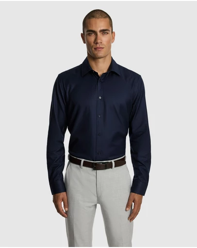 yd. - Maximum Two Ply Cotton Premium Slim Dress Shirt