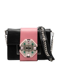 Pre-Loved by Azura Reborn - Pre-Loved City Calf Crystal Embellished Ribbon Bag