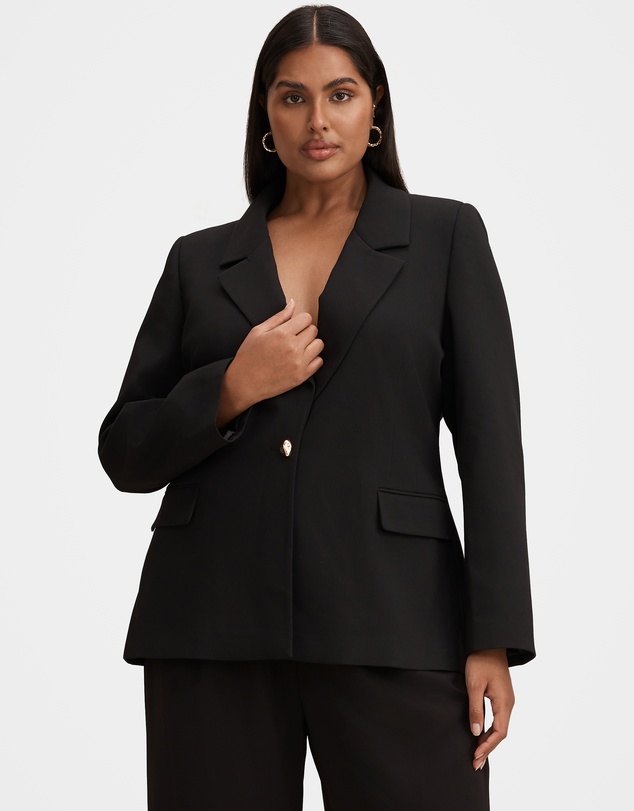 Forever New Curve - Victoria Curve Single Breasted Blazer