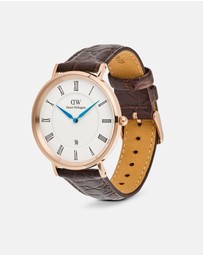 Daniel Wellington - Classic 40mm Roman Numerals Date Croc Belly