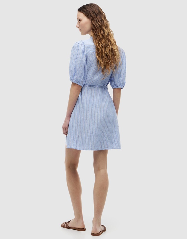 Tommy Hilfiger - Pure Linen Relaxed Mini Wrap Dress