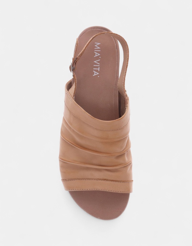 Mia Vita - Mandy Flat Sandal - Almond