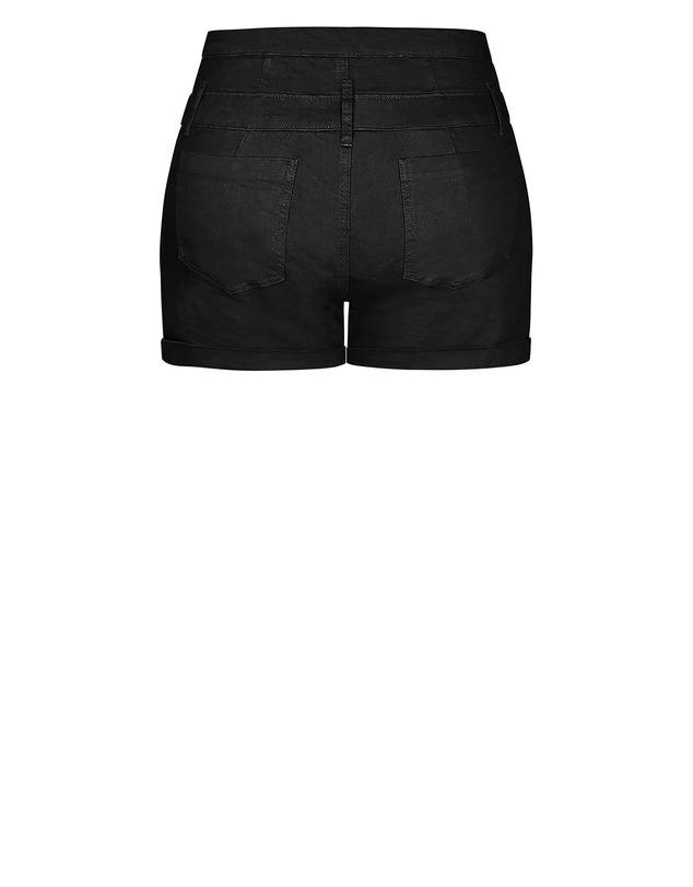 City Chic - Short Hi Waist Denim Short