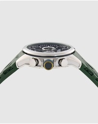 Aston Martin - HLC Chronograph Solar Bertelli Green Silicone Strap Watch