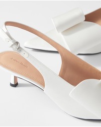 & Other Stories - Bow-Embellished Satin Pumps