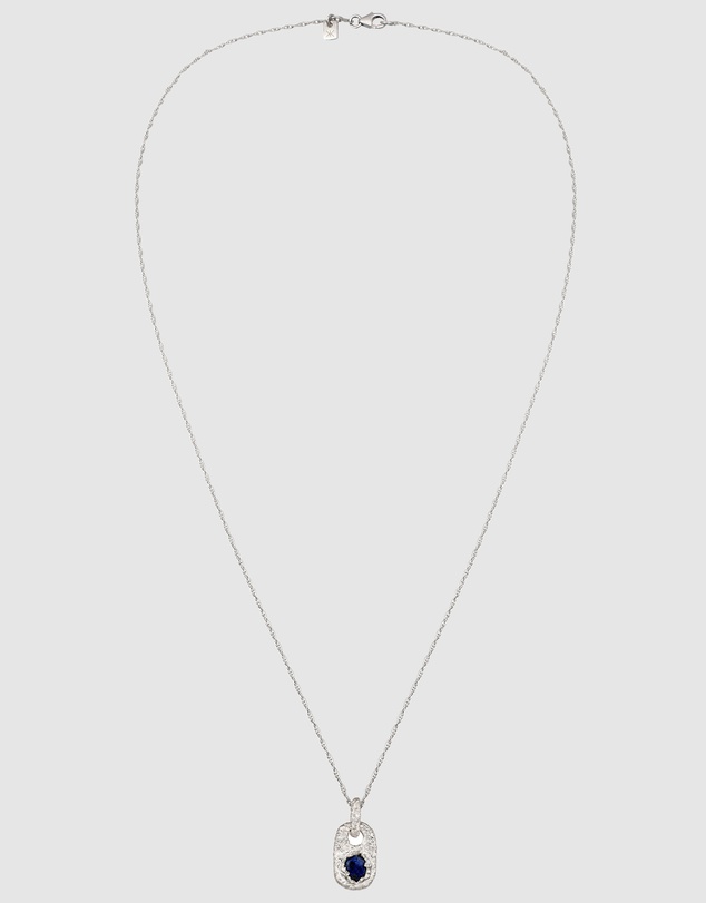 Kuzzoi - Lapis Lazuli Pendant Necklace in 925 Silver